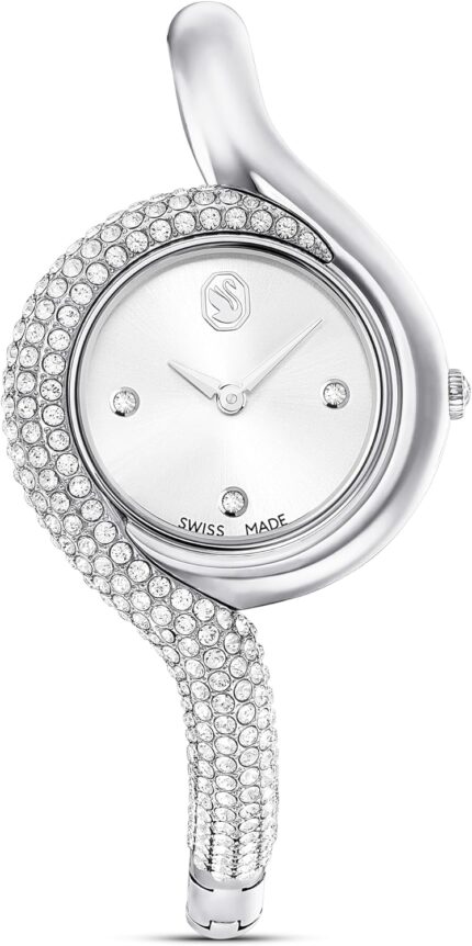Swarovski Dextera Asymmetric Watch Swiss Made Metal Bracelet Silver Tone Stainless Steel.jpg