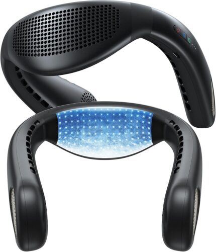 TORRAS COOLiFY Air 2025 Upgraded Neck Fan Air Conditioner Dual Airflow Pro Cooling Ultra Light Portable Fan Rechargeable Personal Cooling Fan Travel Essentials Gifts for Dad Husband Father Black.jpg