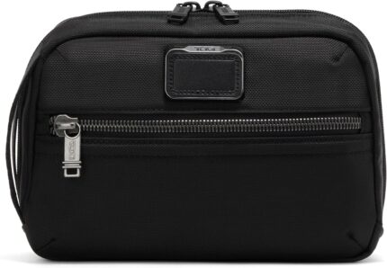 TUMI Alpha Bravo Response Travel Kit Mens Travel Organizer Hanging Toiletry Bag 6.3 X 9.5 X 3.5 Black.jpg