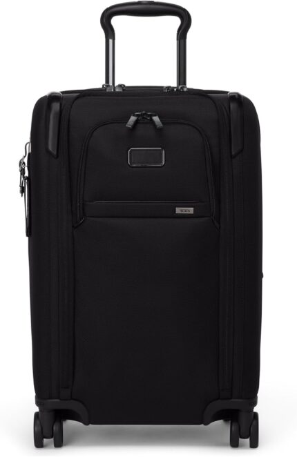 TUMI Alpha Dual Access Expandable Carry On Luggage Zipper Expansion Durable Ballistic Nylon Lightweight Suitcase TSA Lock Tracer Black.jpg
