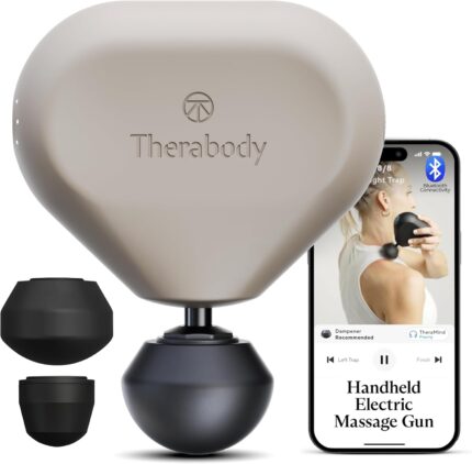 TheraGun Mini 3rd Generation by Therabody – Ultra Portable Massage Gun and Travel Essential for Fast Effective Pain and Tension Relief Anywhere Oat.jpg
