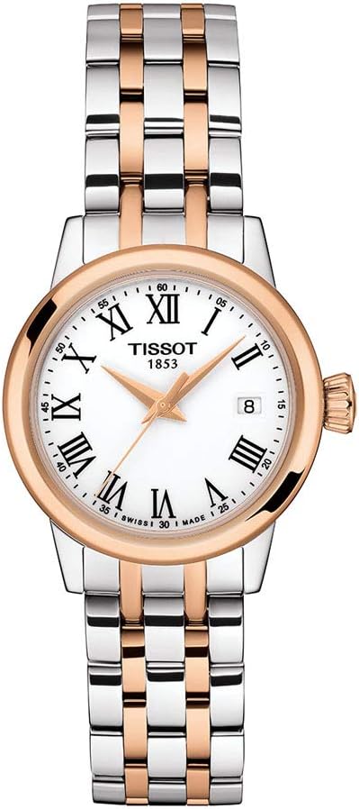 Tissot Classic Dream Stainless Steel Dress Watch Rose Gold T1292102201300.jpg