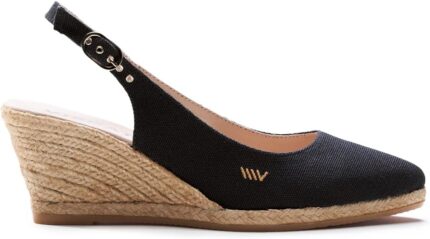 VISCATA Palomera Womens Sandals Espadrille Canvas Slingback Buckle Wedges.jpg