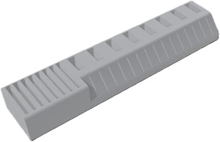 Znet3D USB SD MicroSD Card Holder – Desktop Organizer for 8 USB Drives 8 SD Cards 15 MicroSD Cards – Compact Tech Accessory Storage – Made in USA Silver.jpg