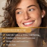 1772849668 14K Solid White or Yellow Gold Lab Grown Moissanite Stud Earrings – Round Oval or Cushion Cut – Screw Back or Push Back – Luxury Fine Jewelry Gift for Women – by Jewelaura.jpg