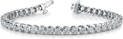 Houston Diamond District 3 to 30 Carat Classic LAB GROWN Diamond Tennis Bracelet 3 Prong Luxury Collection D E Color VS1 VS2 Clarity.jpg